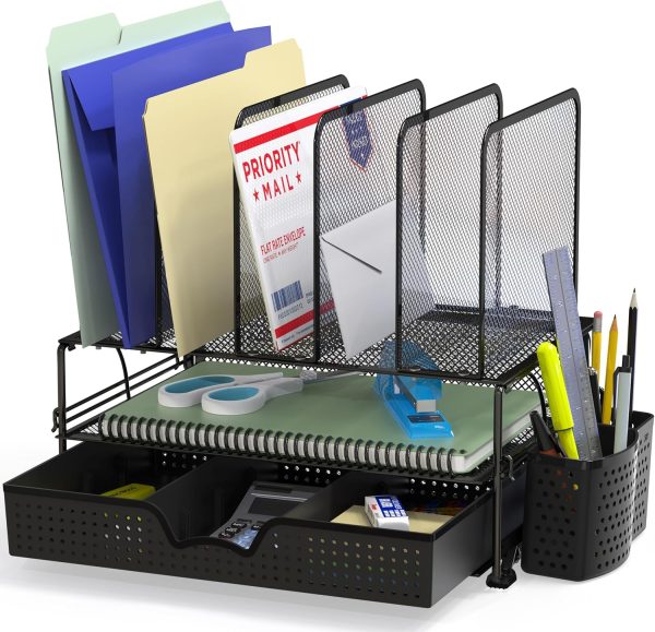 Simple Houseware Mesh Desk Organizer