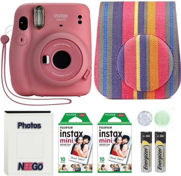 Fujifilm Instax Mini 11 Camera with Case, Fuji Instant Film