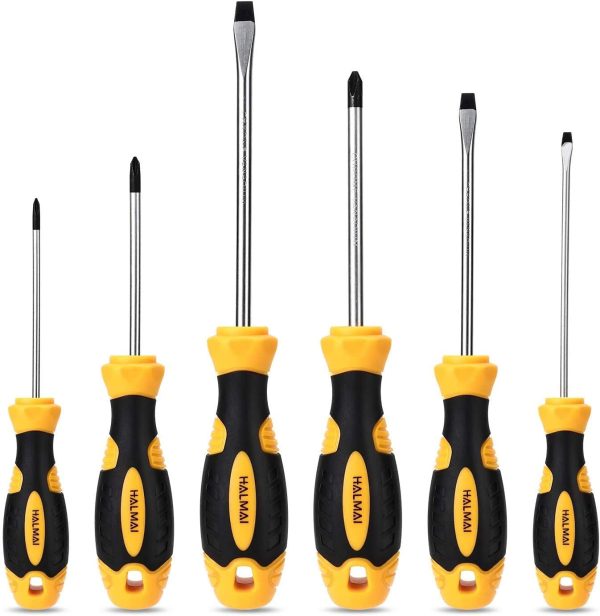 Screwdriver Sets, HALMAI 6 PCS Magnetic Precision Screwdriver Tool Set