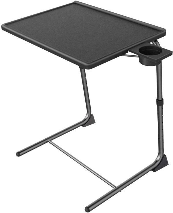 Adjustable TV Tray Table - TV Dinner Tray on Bed & Sofa